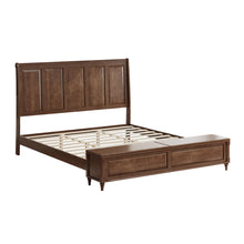 Load image into Gallery viewer, Sleigh Bed Frame With Tall Headboard And Storage Bench