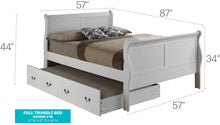 Load image into Gallery viewer, Elegant Trundle Bed With Timeless Charm
