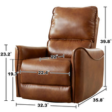Load image into Gallery viewer, Electric Recliner Chair With Rocker And Swivel Function - Brown