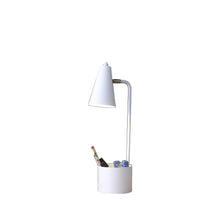 Load image into Gallery viewer, Compact Student Metal Desk Lamp - White
