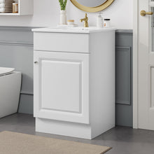 Load image into Gallery viewer, Bathroom Vanity With Sink, Cabinet With Adjustable Shelf