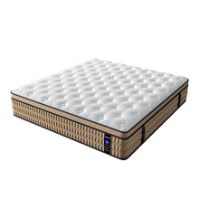 Load image into Gallery viewer, 14" Mattress Hotel Collection Hybrid Mattress With Gel Memory Foam & Pocket Springs - Brown / White - King