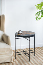 Load image into Gallery viewer, Side Table - Black / Brown