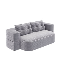 Load image into Gallery viewer, Convertible Floor Sofa Bed With Multi Functional Blanket