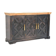 Load image into Gallery viewer, Regal - Rustic Sideboard - Black