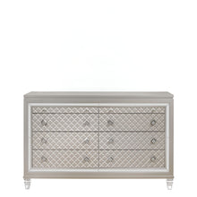 Load image into Gallery viewer, Dresser With Tapered Acrylic Legs And 2 Jewelry Drawers - Champagne