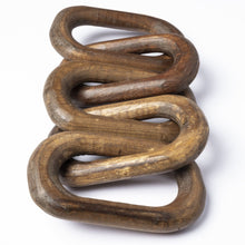 Load image into Gallery viewer, Wooden Chain Link Decor Piece - Brown