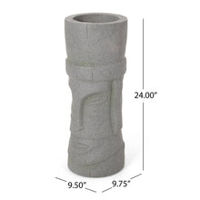 Load image into Gallery viewer, Classic Flower Planter With Magnesium Oxide Material - Stone Gray