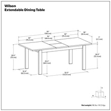 Load image into Gallery viewer, Wilson - Handcrafted Dining Table