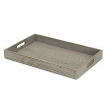 Load image into Gallery viewer, 19" Minimalist Wooden Tray - Gray