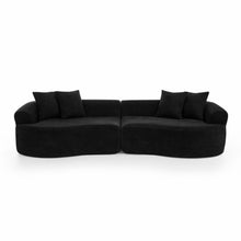 Load image into Gallery viewer, 4 Seater Curved Cloud Sectional Sofa