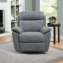 Load image into Gallery viewer, Fabric Power Recliner With USB - Gray