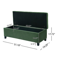 Load image into Gallery viewer, Upholstered Storage Ottoman Bench, Foot Rest For Bedroom