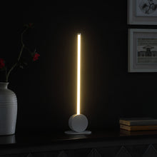 Load image into Gallery viewer, Metal Leaning Stick LED Table Lamp - White
