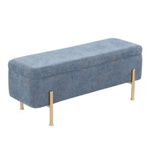Load image into Gallery viewer, Daniella - Contemporary Bench - Gold / Blue