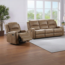 Load image into Gallery viewer, Modern Living Room Set With Square Armrest, Cushion Backrest