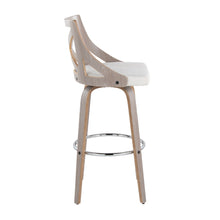 Load image into Gallery viewer, Charlotte - Farmhouse Fixed Height Bar Stool With Round Footrest (Set of 2)