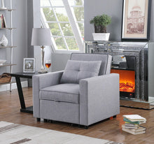Load image into Gallery viewer, Zoey - Convertible Sleeper Chair With Side Pocket