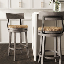 Load image into Gallery viewer, Stool With Natural Seagrass Seat