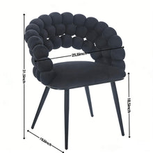 Load image into Gallery viewer, Modern Chair With Tube Legs, Soft Cushions And Comfortable Backrest