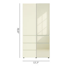 Load image into Gallery viewer, Elise - Modular Closet System With Mirror, Customizable Storage Solution - White