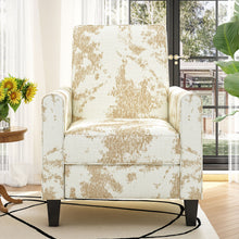 Load image into Gallery viewer, Push Back Upholstered Recliner Armchair