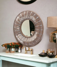 Load image into Gallery viewer, 32" Round Accent Mirror - Brown