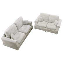 Load image into Gallery viewer, Contemporary 2 Piece Sofa Set With Matching Pillows
