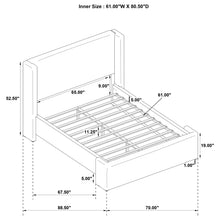 Load image into Gallery viewer, Froberg - Platform Bed With Wingback Headboard