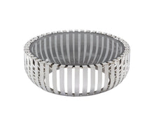 Load image into Gallery viewer, Glass And Stainless Steel Round Coffee Table - Gray