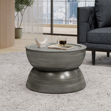 Load image into Gallery viewer, Sparling - Modern Iron Hourglass Coffee Table