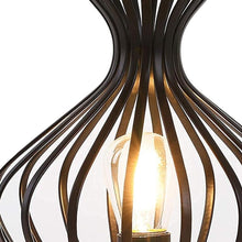 Load image into Gallery viewer, Pierced Novelty Desk Lamp With Novelty Shade (734230) - Black