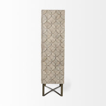 Load image into Gallery viewer, Curio Cabinet With Four Doors - Brown / Gold