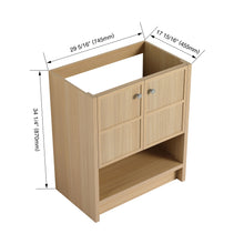 Load image into Gallery viewer, Modern Freestanding Bathroom Vanity With 2 Soft Closing Doors