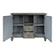 Load image into Gallery viewer, Velika - Weathered Console Table With 1 Open Compartment Storage - Gray