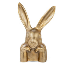 Load image into Gallery viewer, Rabbit Tabletop Sculpture - Gold