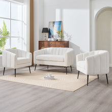 Load image into Gallery viewer, 3 Piece Living Room Furniture Set Sofa & Armchairs