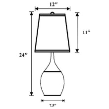 Load image into Gallery viewer, Droplet Empire - Shade Urn Table Lamp (Set of 2) - Silver