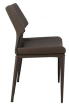 Load image into Gallery viewer, Faux Leather Wrapped Dining Chairs (Set of 2) - Gray