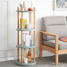 Load image into Gallery viewer, Storage Shelf, 360° Rotating Bookshelf, Bookcase With Large-Capacity Storage Space, Multifunctional Storage Rack, Compact Design For Living Room