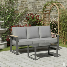 Load image into Gallery viewer, Modern Outdoor Sofa Set With Coffee Table