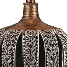Load image into Gallery viewer, Primo Tall Table Lamp With White Lamp Shade - Brown