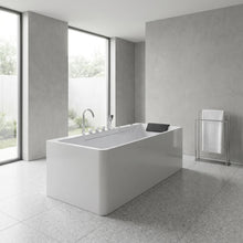 Load image into Gallery viewer, Xavier - Single Massage Bathtub, Equipped With Gfci Plug And Ul Certified Water Pump, Upc Certified Drain - Milk White