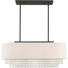 Load image into Gallery viewer, 21'' Three Light Dimmable Chandelier With Shades - Bronze