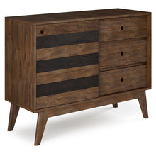 Load image into Gallery viewer, Clarkson - Medium Storage - Rustic Natural Aged Brown