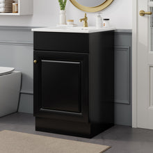 Load image into Gallery viewer, Bathroom Vanity With Sink, Cabinet With Adjustable Shelf