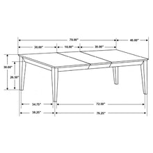 Load image into Gallery viewer, Alexander - Rectangular Extension Leaf Dining Table - Black