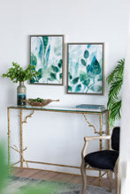 Load image into Gallery viewer, Framed Printed Acrylic Decorative Wall Art, Wall Decor For Living Room (Set of 2) - White / Green