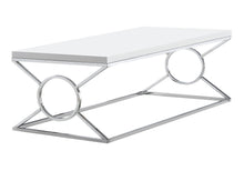 Load image into Gallery viewer, Table, Rectangular, Glossy Contemporary & Modern - White