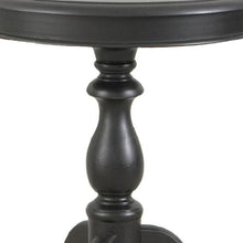 Load image into Gallery viewer, 25" Manufactured Wood Round End Table - Black